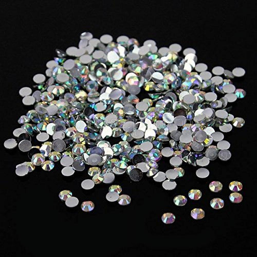 Czech Quality Hot Fix AB Crystal Loose Rhinestone Flatback 3mm (10ss)  10,000 Pieces Clear Crystal Gems